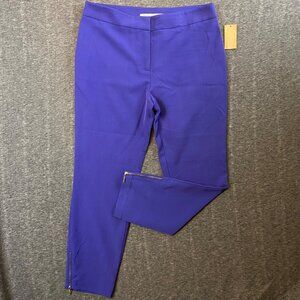 New Rachel Roy Violet Tapered Ankle Pants Womens Size 10 Zipper Ankles Stretch
